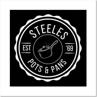 STEELES POTS AND PANS Posters and Art